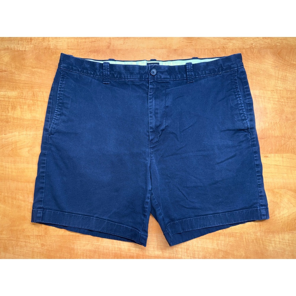 J.Crew Mens 7 Inch Inseam Chino Shorts Navy Blue Stretch Cotton Size 36